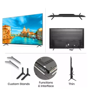 32 43 50 55 65 80 100 Inch Smart TV 4k