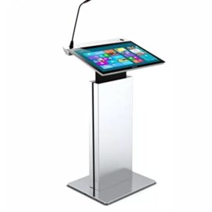 Classroom Smart Speech  Digital Podium With Interactive Display And Microphone