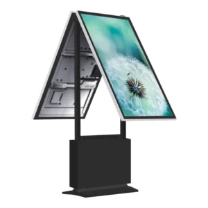 Double Side Digital Kiosk Display Floor Stand