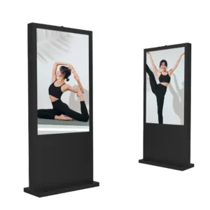 Digital Kiosk for Outdoor Advertising with Floor Stand