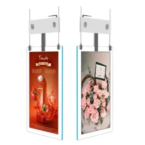 Commercial Grade Ultra-thin Hanging Double Side Display