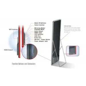 Led Digital and Movable Poster Stand Screen